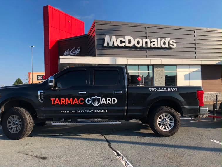 Tarmac Guard truck on-site — McDonald's HRM